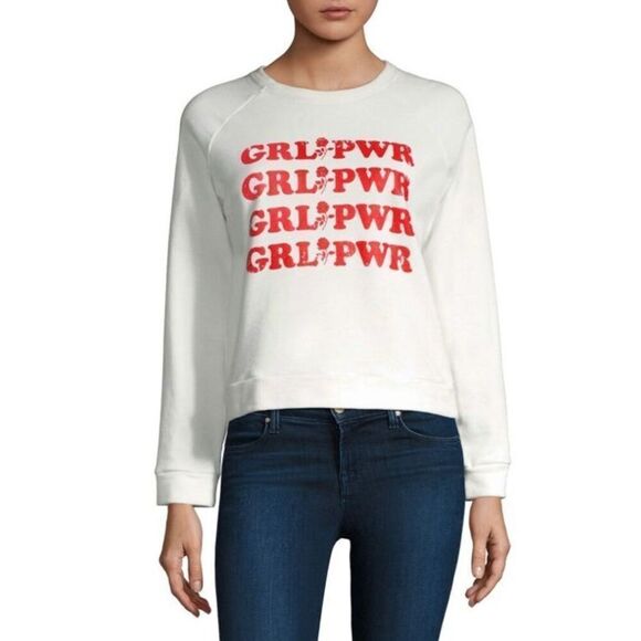 Rebecca Minkoff Grl Power Sweatshirt - Picture 1 of 5